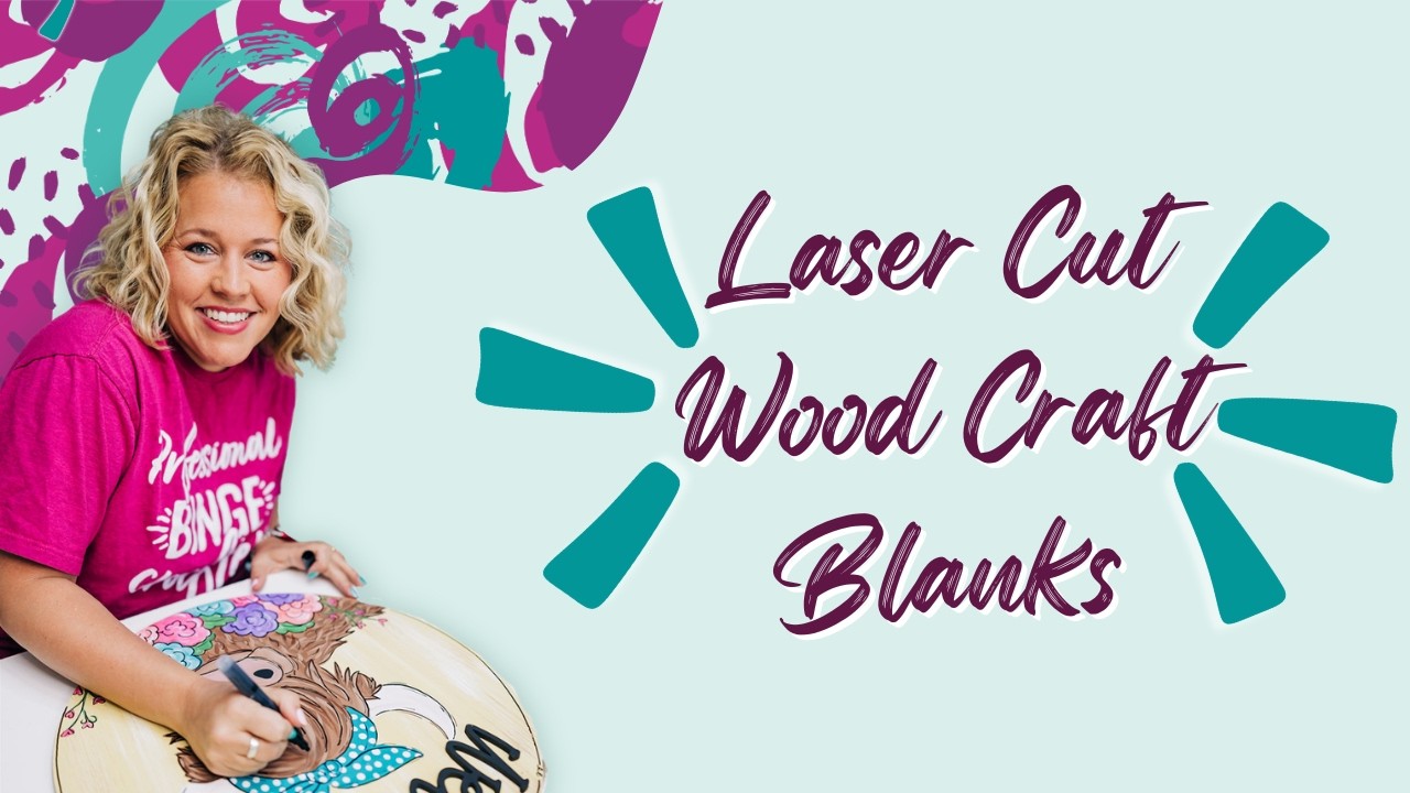 Laser Cut Craft Wood Blank Show
