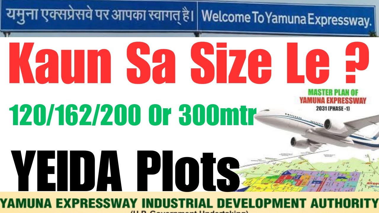 Jewar✈️Airport Plots🏠Which Size Should I Choose?❓#6239881079 #yeidaplots #jewar_airport