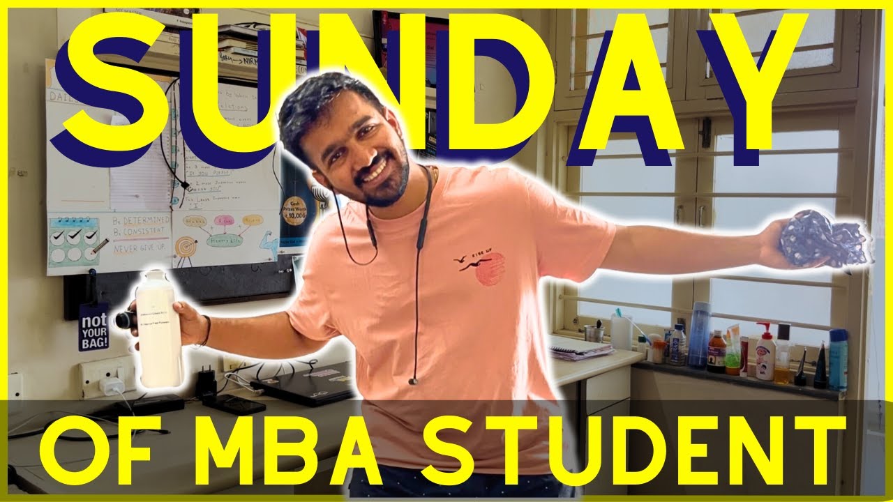A Sunday in Life of an MBA Student | Hostel Life of MBA student at Nirma University Ahmedabad