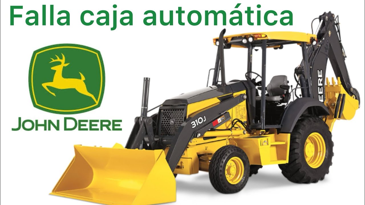 Fallos en John Deere 310J caja de cambios