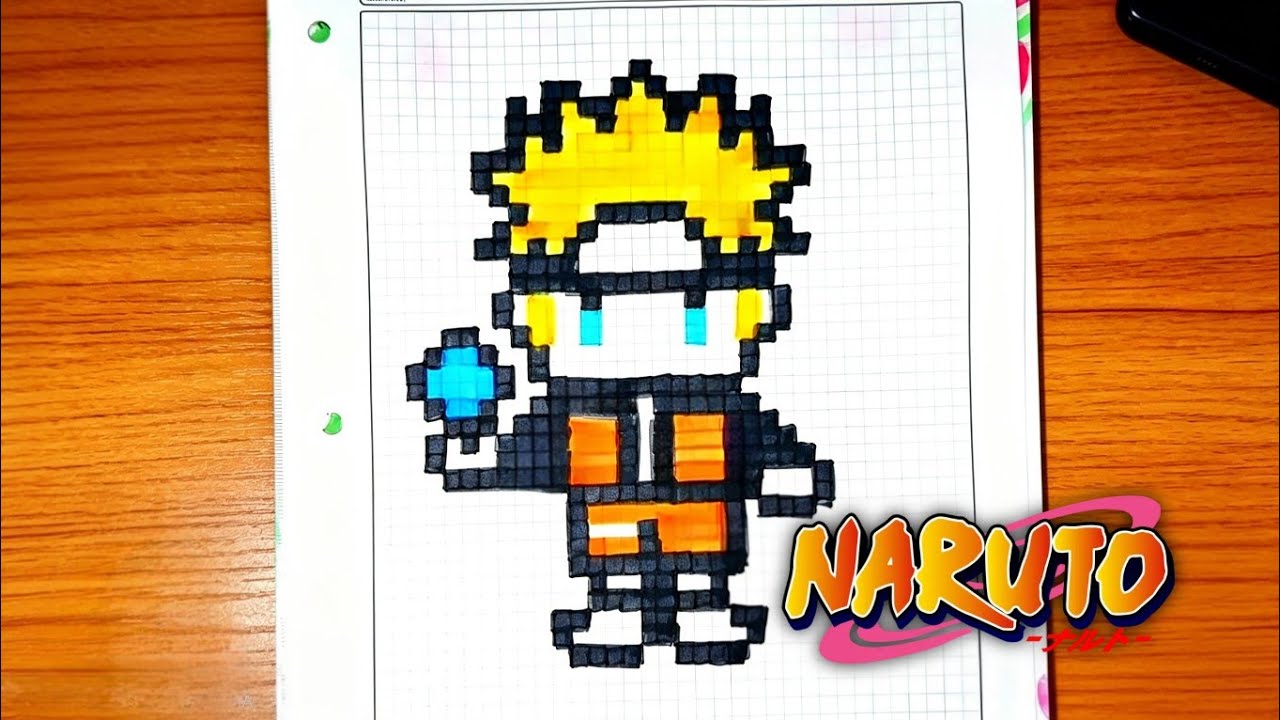 Naruto con Pixel Art 😁
