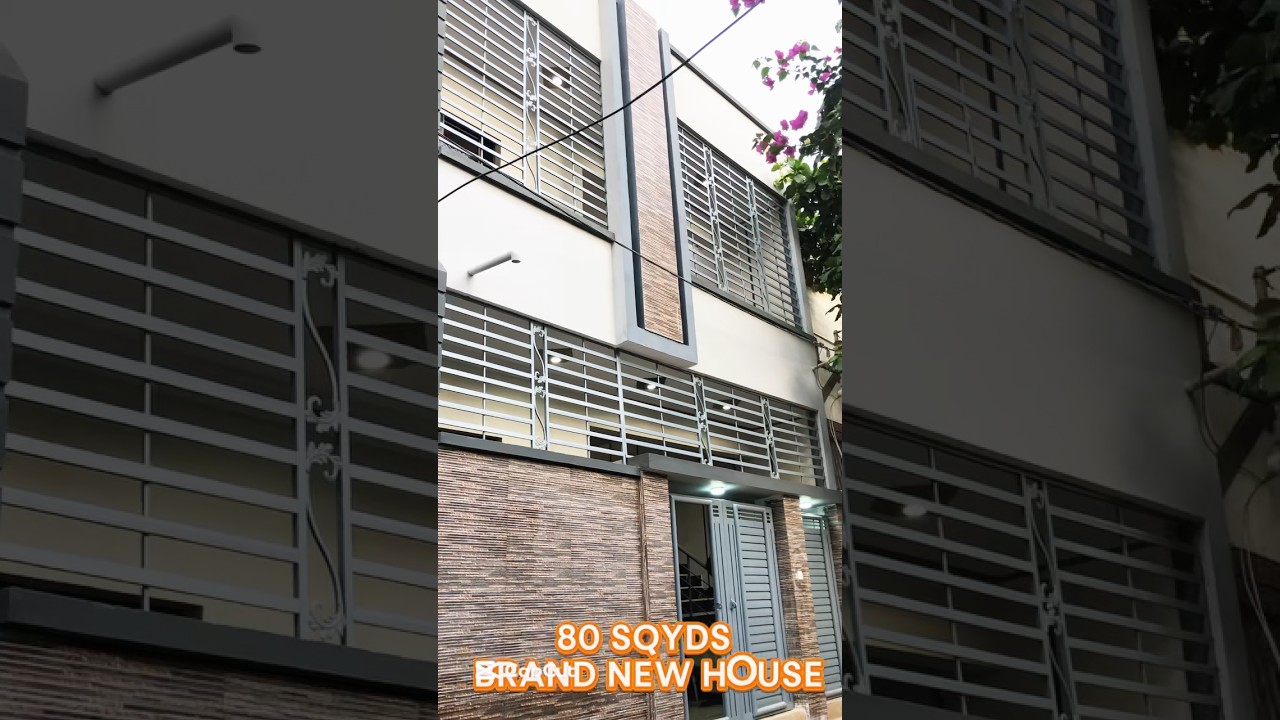 80 Sqyds Brand New House for Sale in North Karachi 5-C/1, Contact 0336-4446613