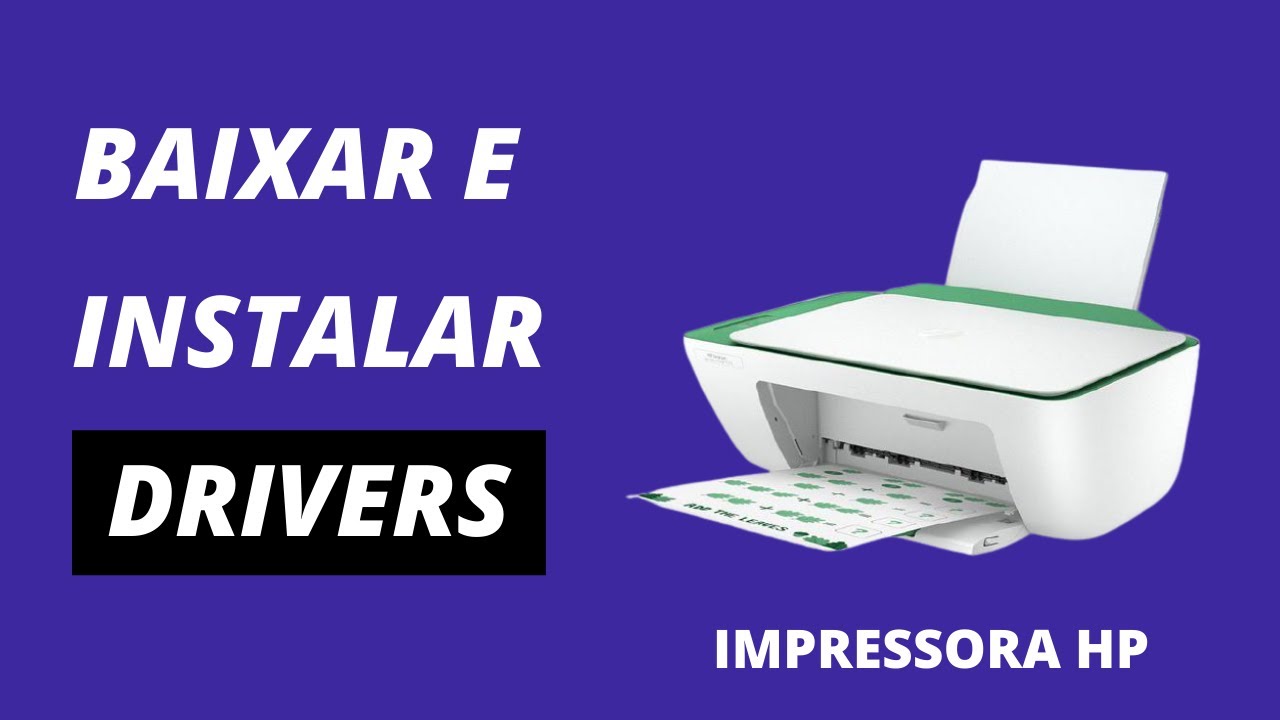 Como BAIXAR e INSTALAR DRIVERS da Impressora HP