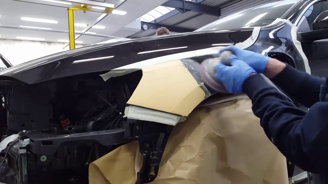 How to repair body lines with putty.