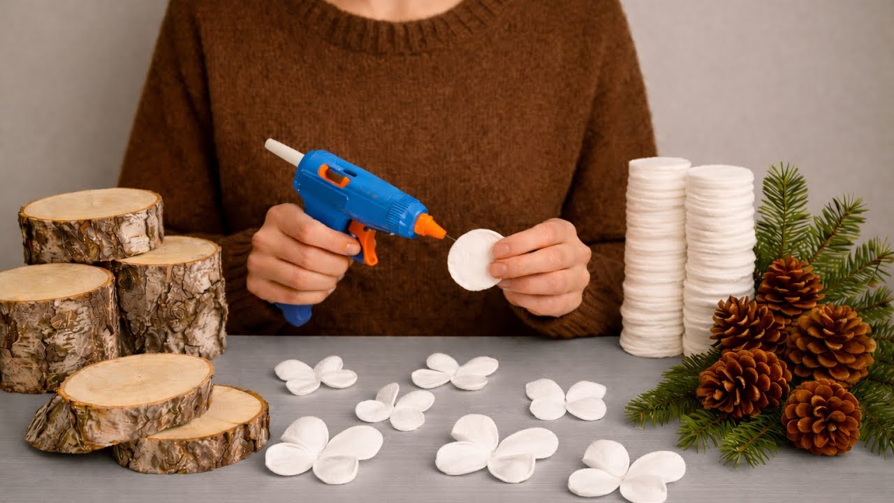 Nobody believes this is made from tree stumps and cotton pads! Incredible ideas!