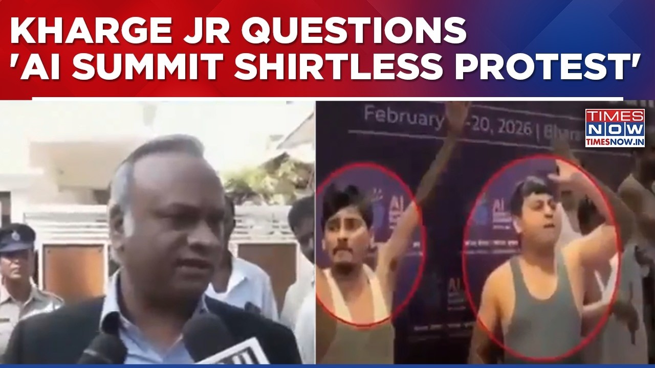 Karnataka Congress Minister Priyank Kharge Questions 'Shirtless AI Summit Protest'; Also Slams BJP