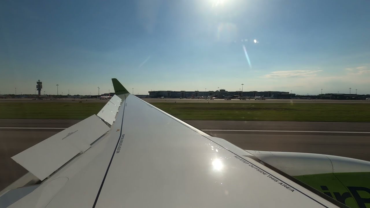 AirBaltic A220(YL-AAW) Landing in Milan Malpensa Airport (MXP/LIMC)