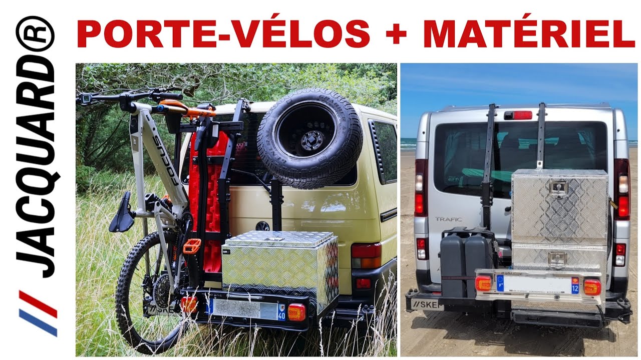 SKEP Jacquard® : le porte-vélos et matériel ultra-robuste ! (pour VW T4, T5, T6, Trafic III)