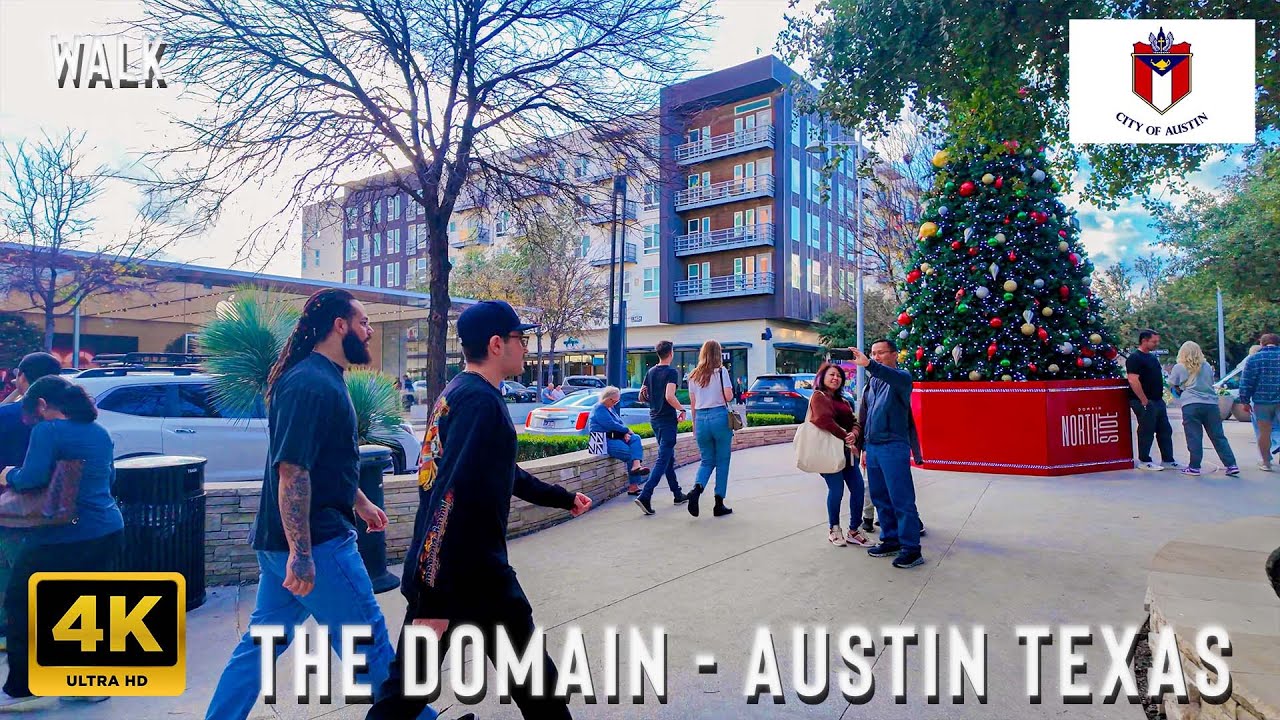 Life in The DOMAIN - Austin, Texas - Walking TOUR - 4K
