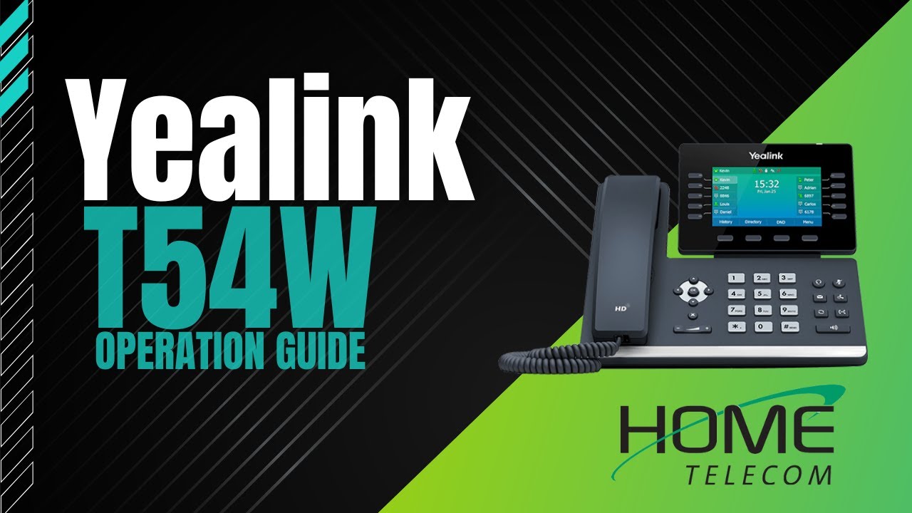 Yealink T54W | Operation Guide