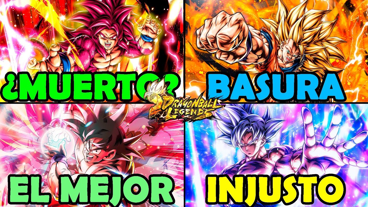 TODOS los GOKU de Dragon Ball Legends en un TOP ÉPICO 🔥 (Del PEOR al MEJOR)