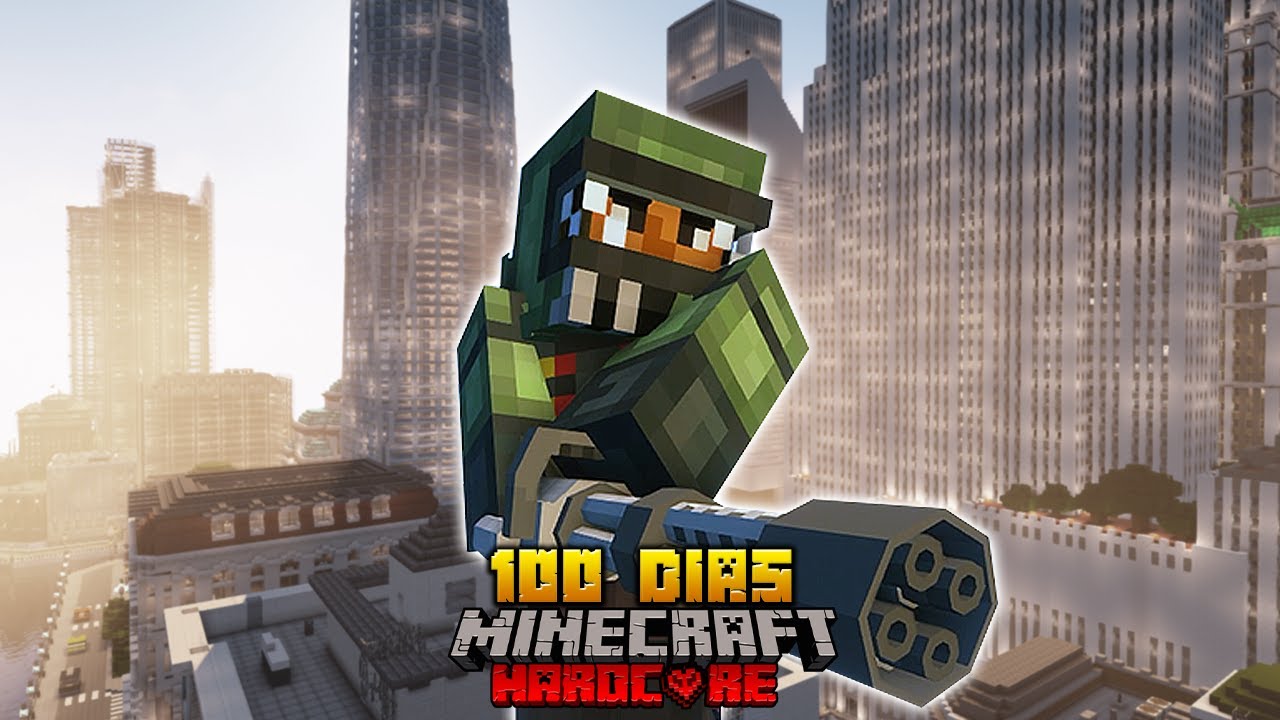SOBREVIVI 100 Días en un APOCALIPSIS ZOMBIE en Minecraft - Capitulo 4