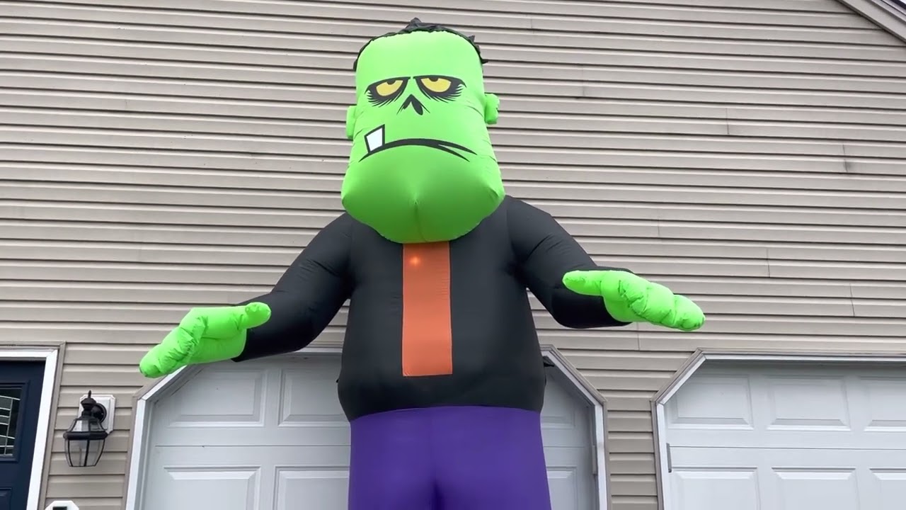 Gemmy 2019 12ft Halloween Inflatable Frankenstein Review!