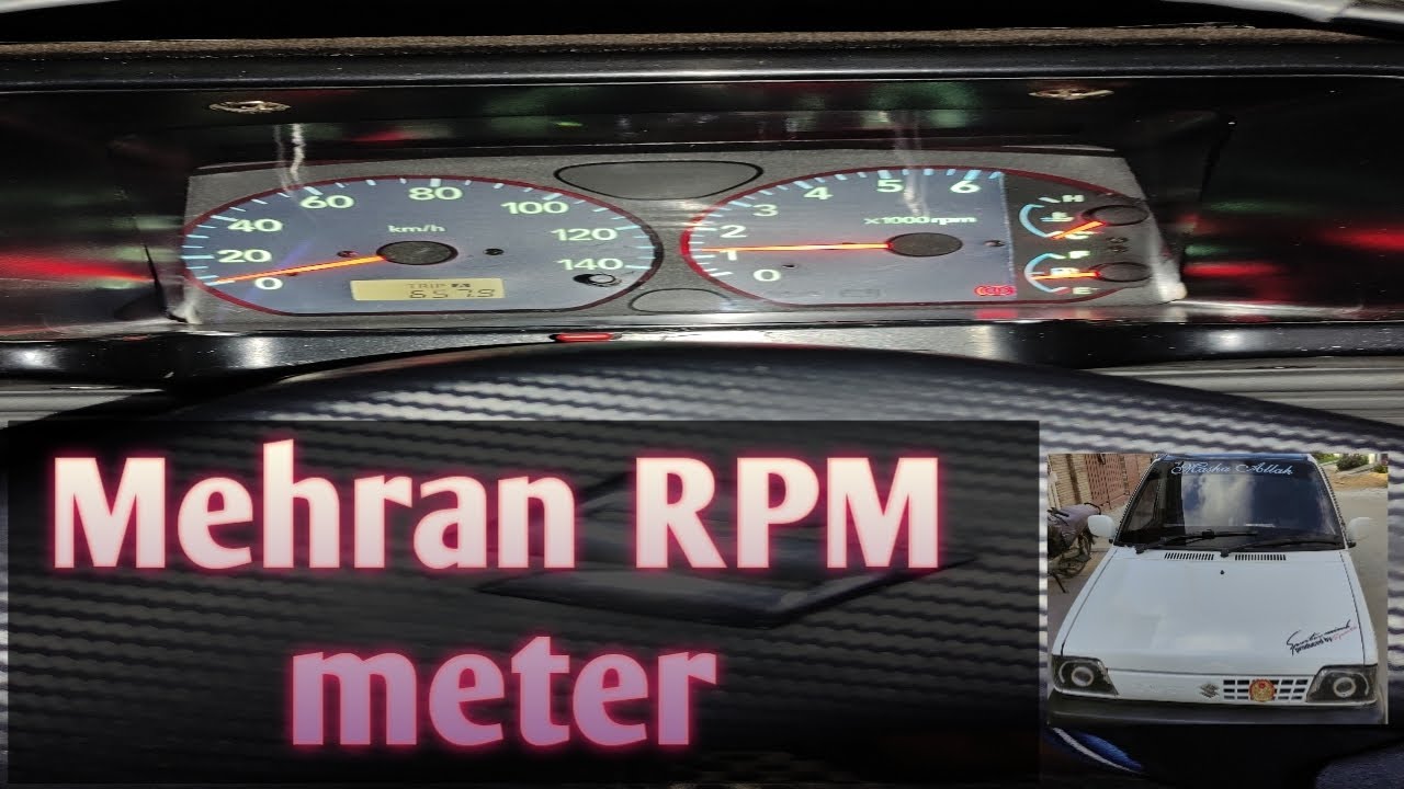 Mehran speedo meter with RPM