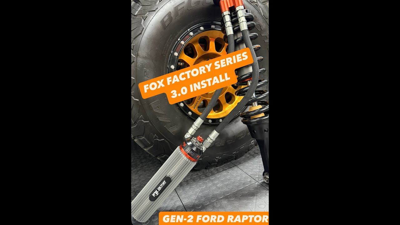 FOX FACTORY SERIES 3.0 SHOCK INSTALL (FRONT) FORD RAPTOR