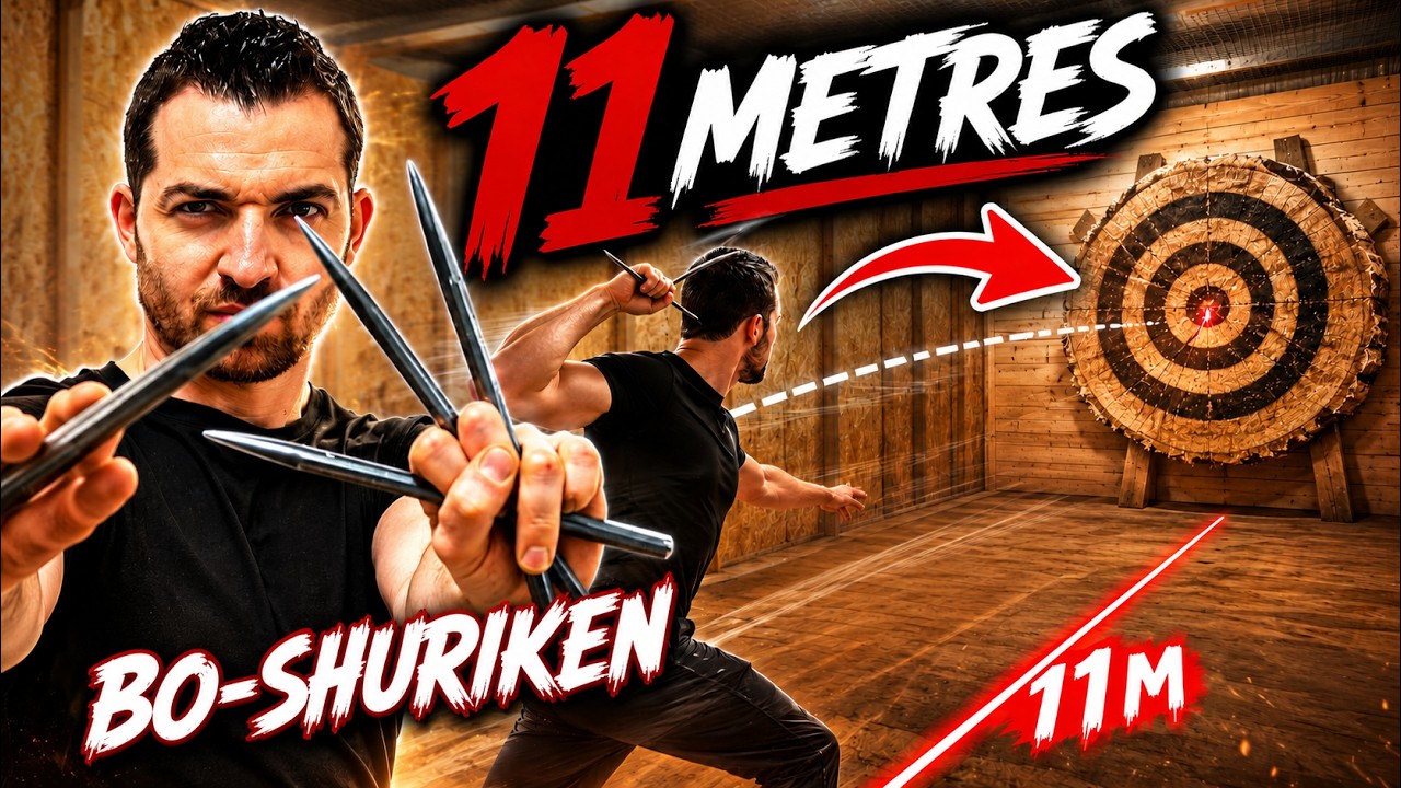 Bo-Shuriken jusqu'à 11 METRES ! Enchainement et longue distance ! [No Spin !]