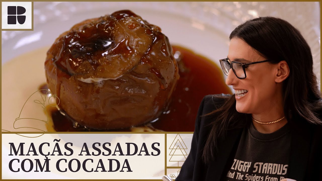 Sobremesa fácil para ceia: maçãs ASSADAS da Paola Carosella! | Alma de Cozinheira