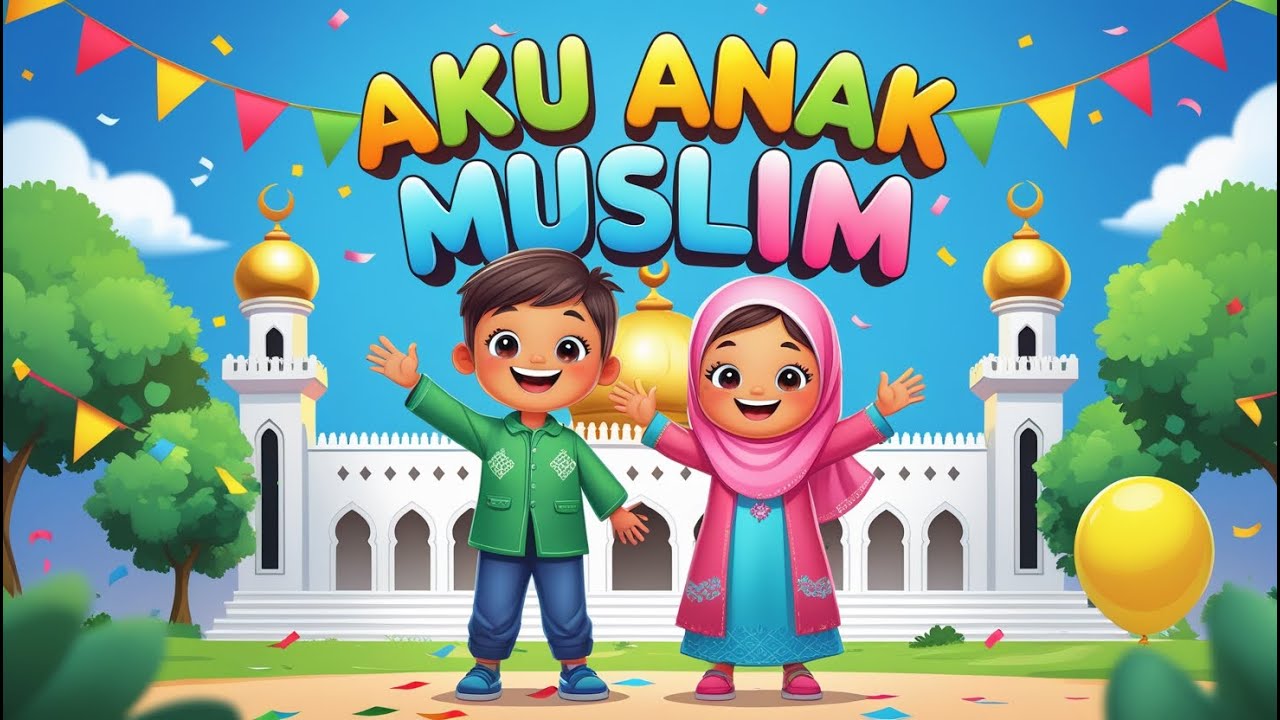 🌟 Aku Anak Muslim &ndash; Lagu Islami Anak 👧👦 Ceria & Edukatif 🎶