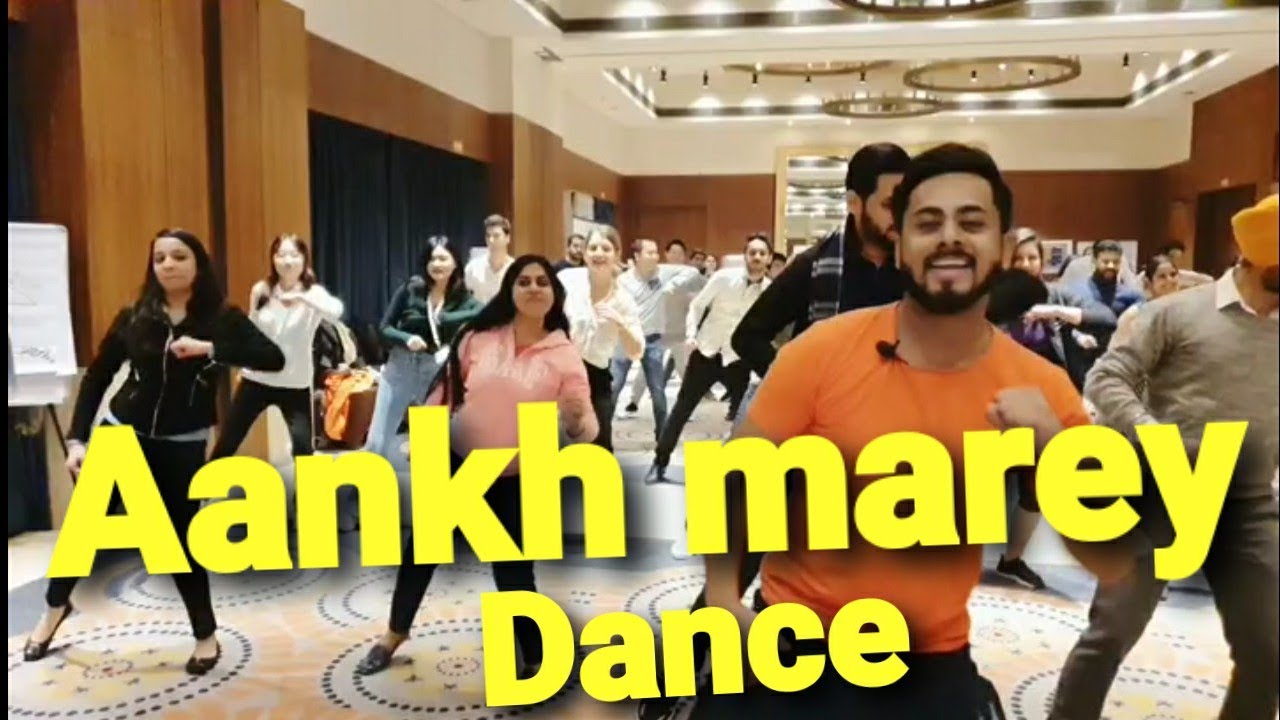 Aankh Marey | zumba dance fitness workout  workshop by amit