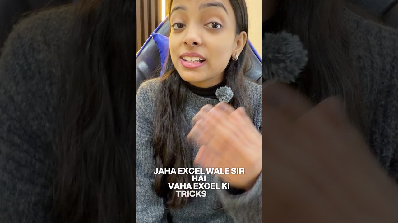 Excel Wale Sir #shortvideo #excelhacks #exceltricks #microsoftoffice