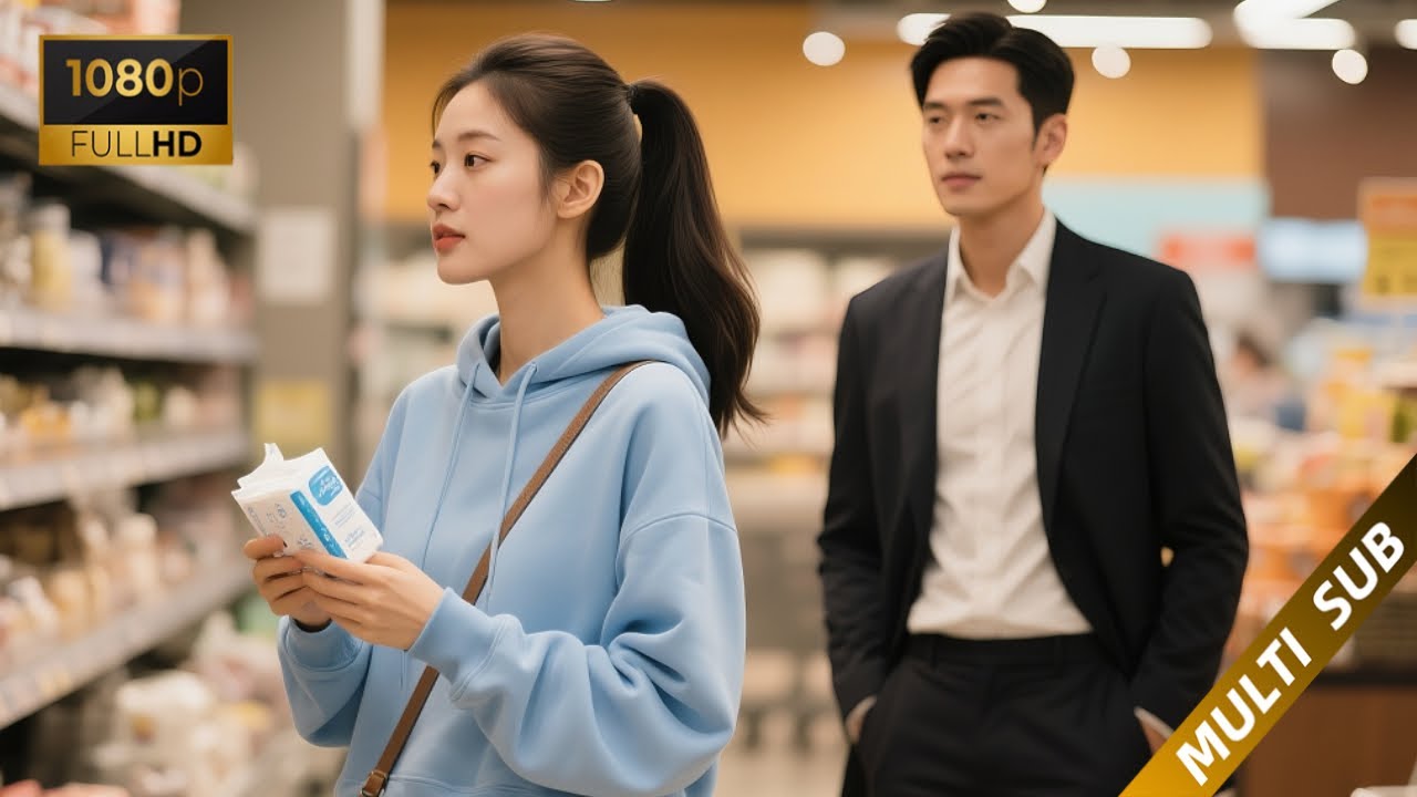女孩去超市買衛生棉卻偶遇霸道總裁，尷尬的想躲起來，怎料…！| clip 全世界都在等你们分手