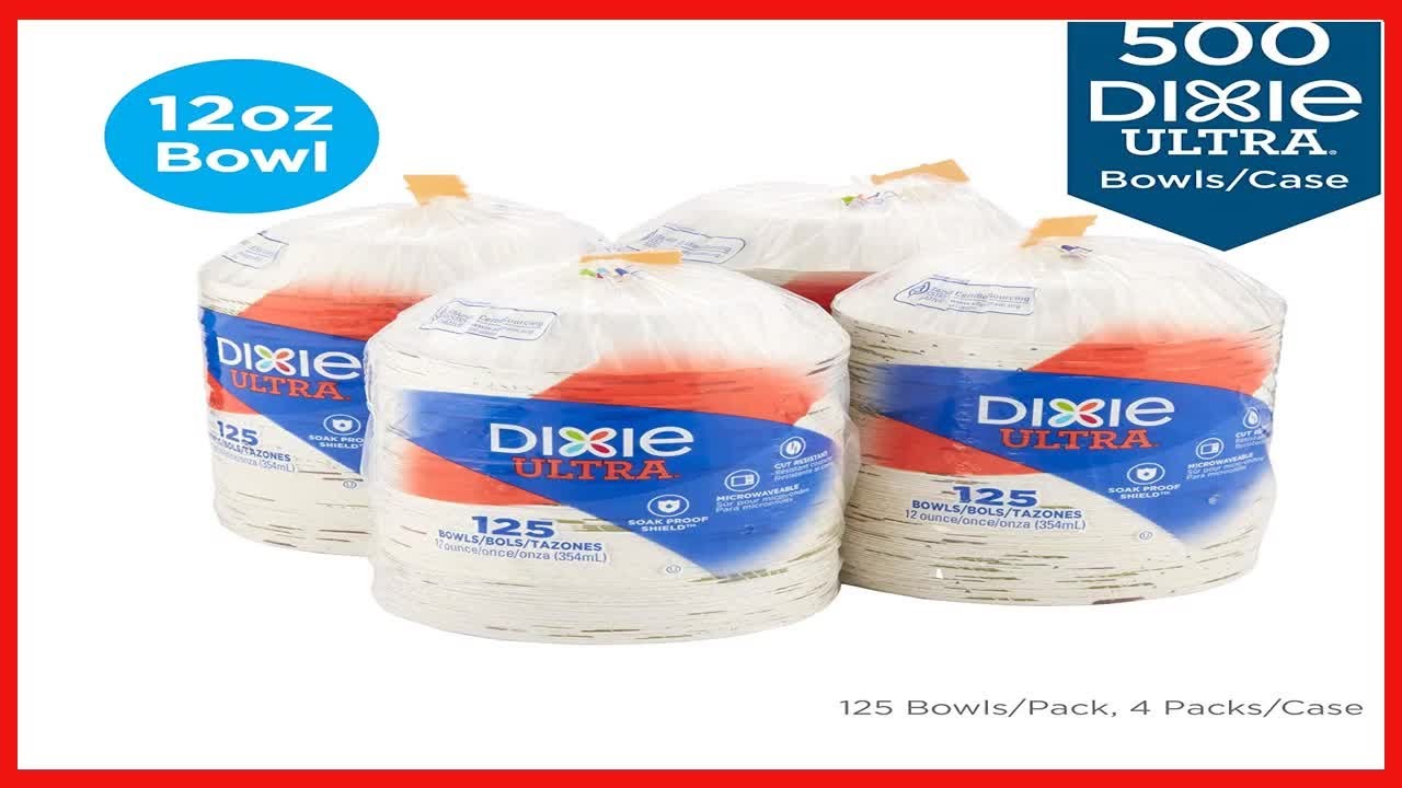 Dixie Ultra 12 oz. Heavy-Weight Paper Bowls by GP PRO (Georgia-Pacific), Pathways, SXB12WS (CASE)