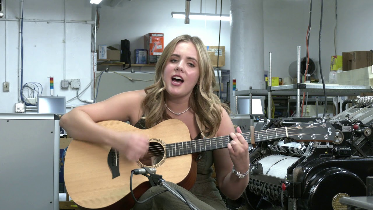 Meghan Downing performing 