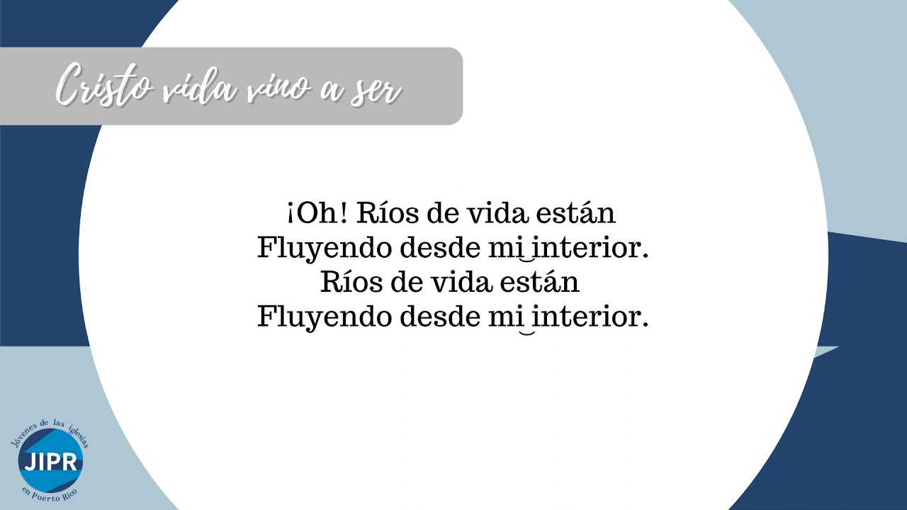 Cristo vida vino a ser