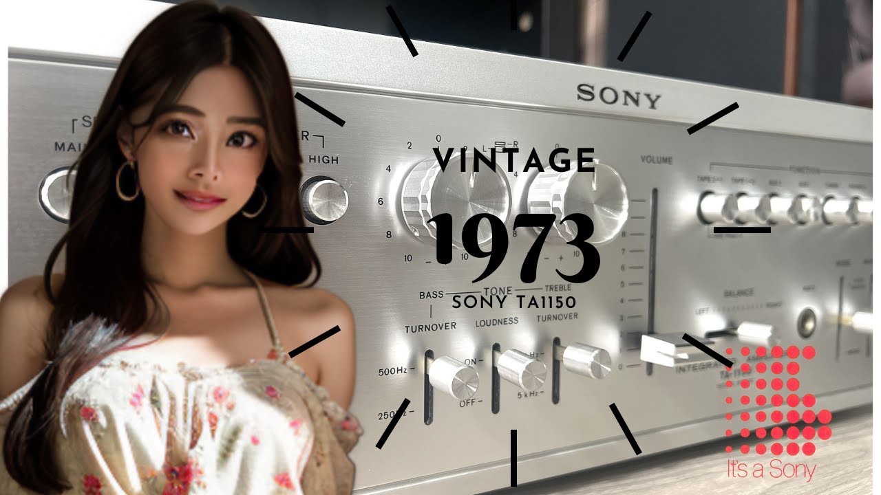 【SONY TA-1150】50年経っても現役のプリメインアンプ【1973年製】