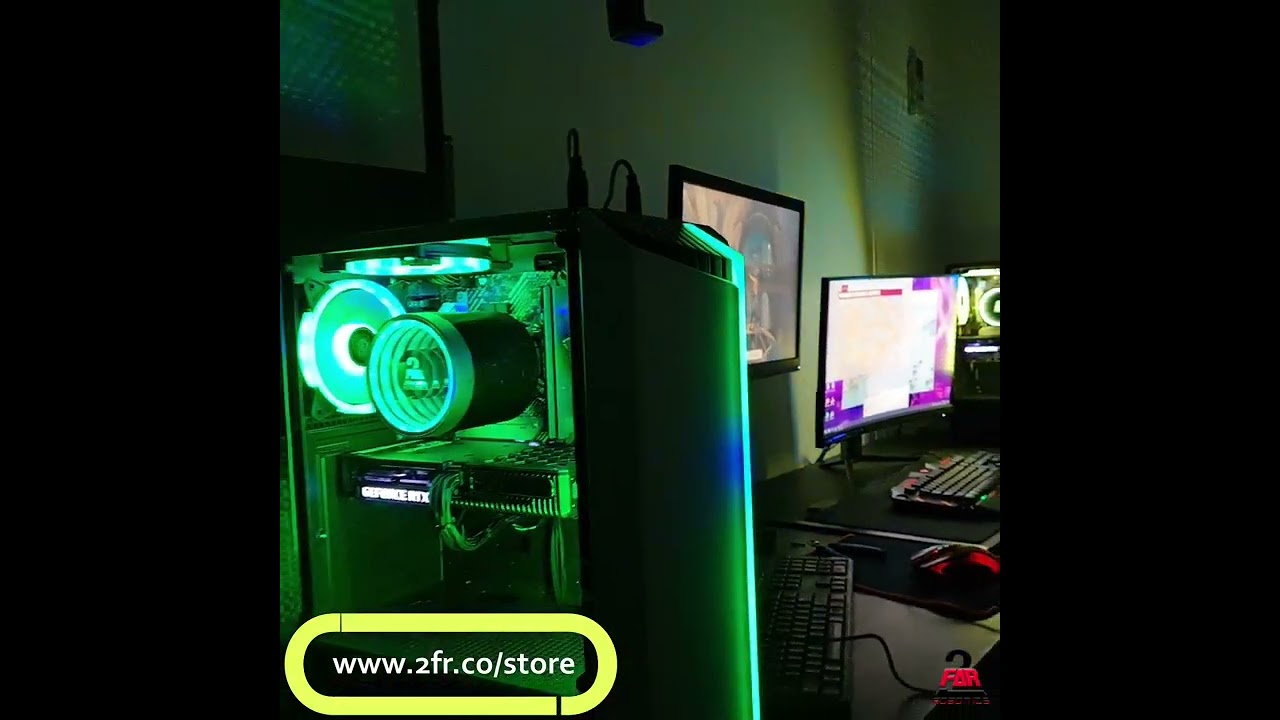 Low budget RGB Gaming PC with Intel i7 and Nvidia RTX 3060 | Quality & performance testing #shorts
