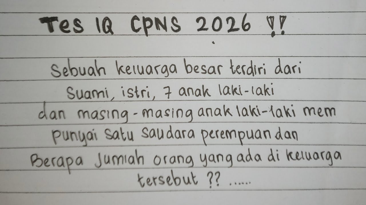 TES IQ CPNS 2026