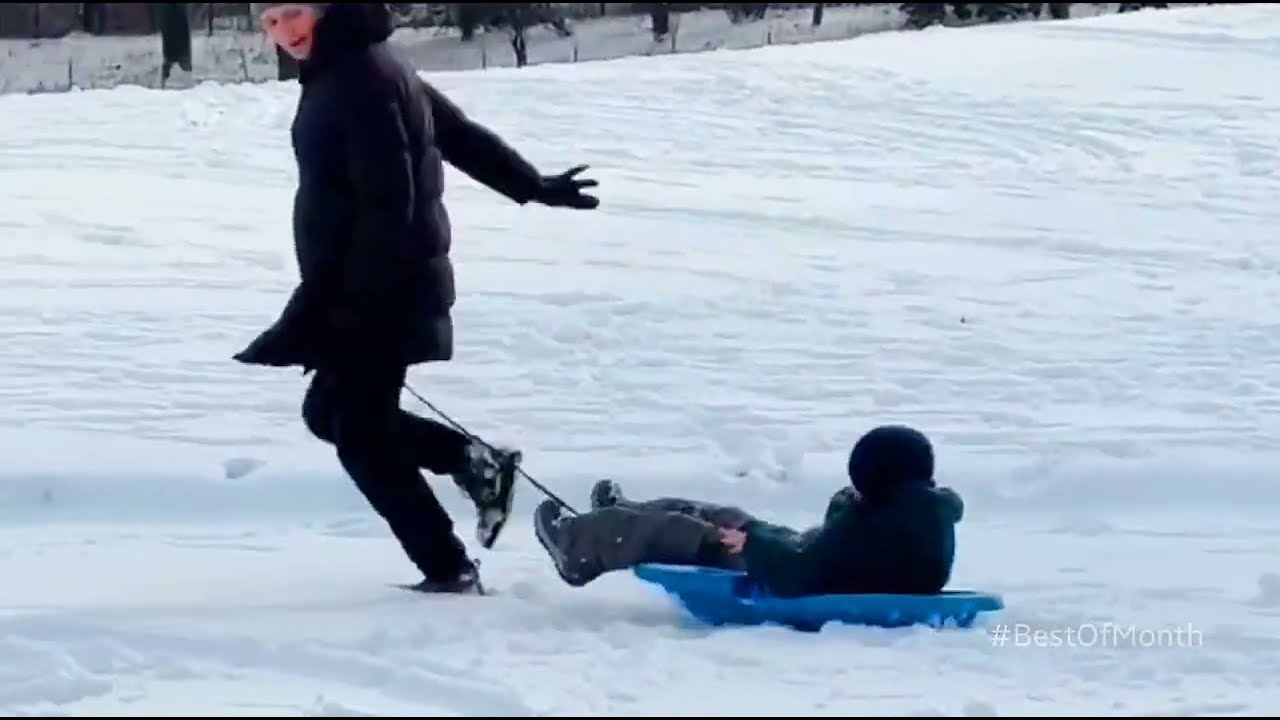 🎥❄ Best of Snowing in Central Park | This is New York at its most elegant 😇