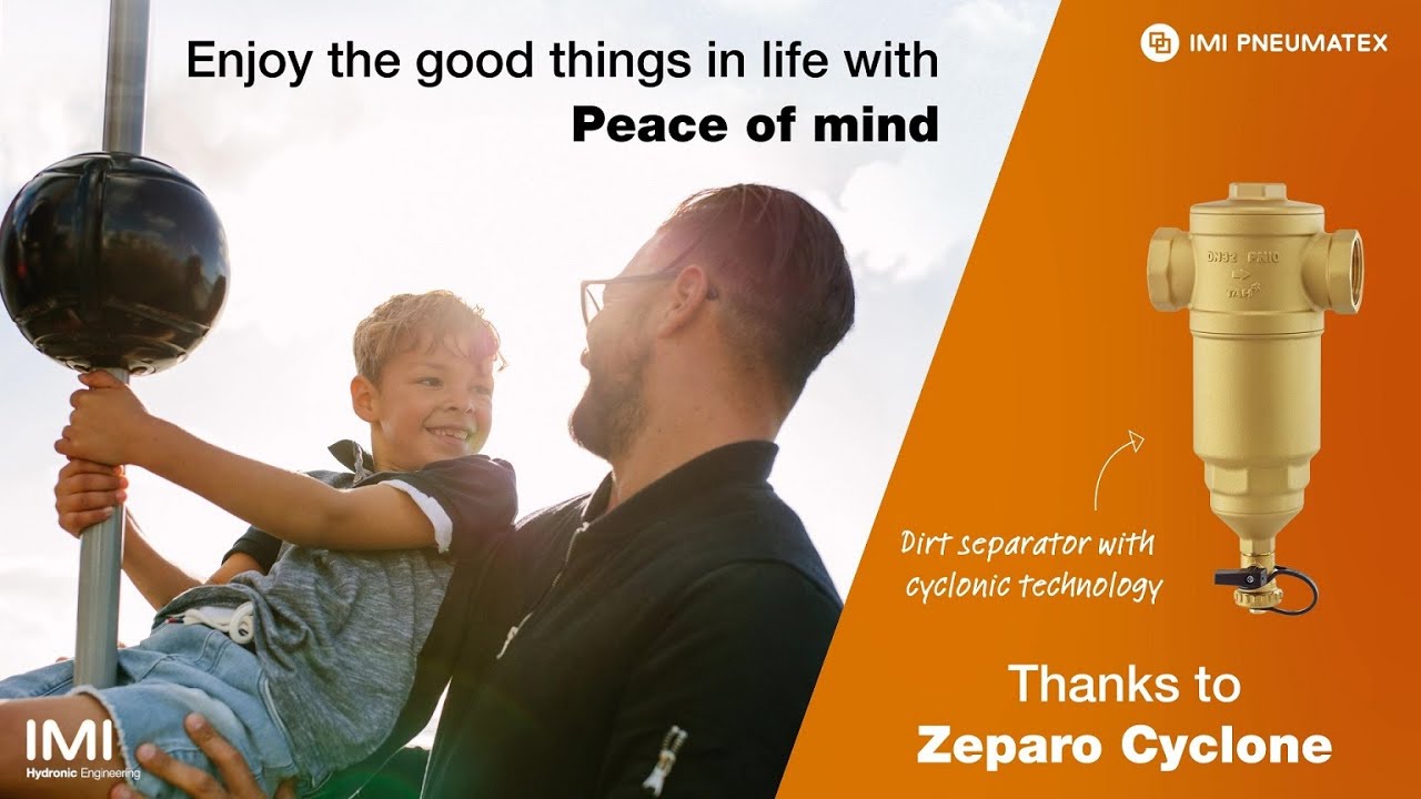 Up to 9x more efficient dirt separation: Zeparo Cyclone from IMI Pneumatex