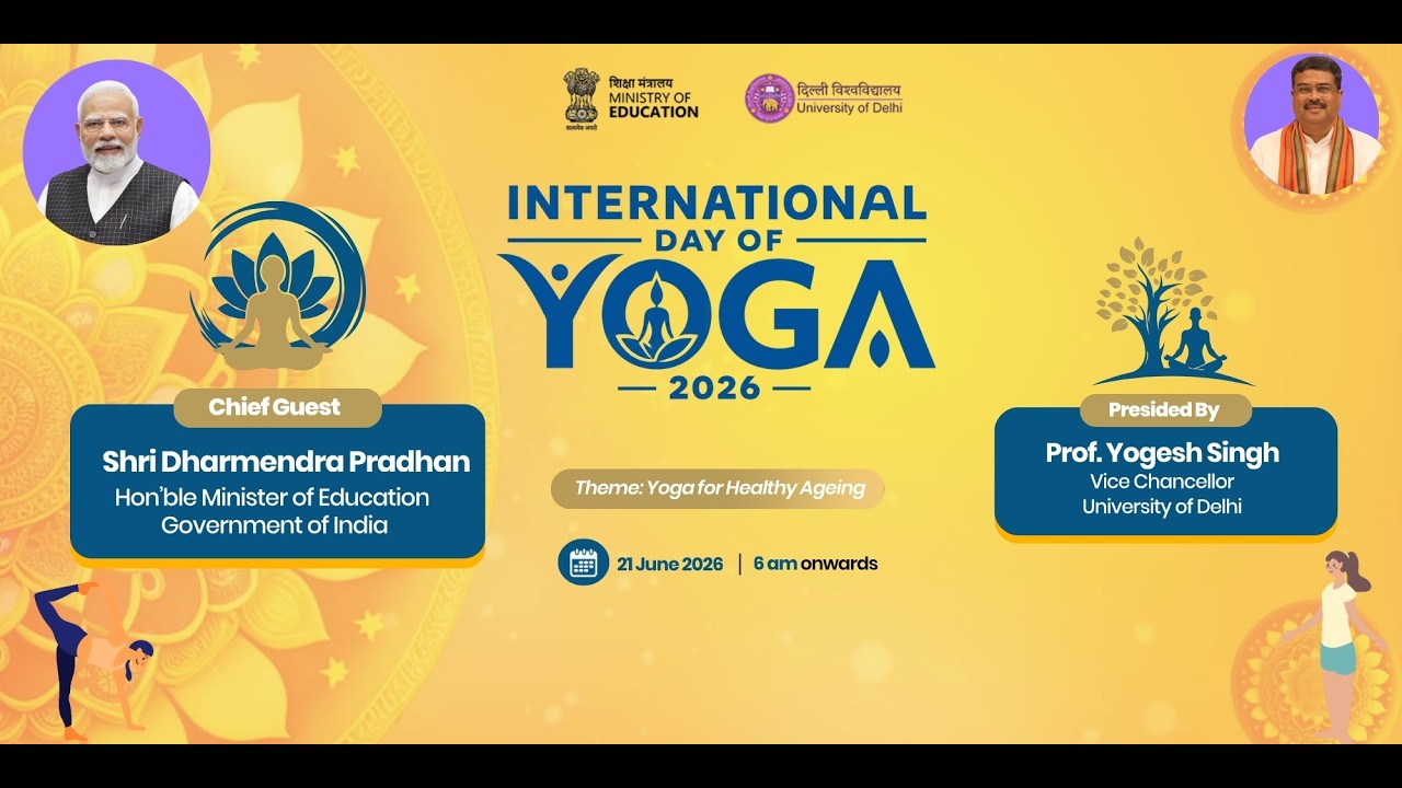 International Day of Yoga 2026 | Theme: Yoga for Healthy Ageing