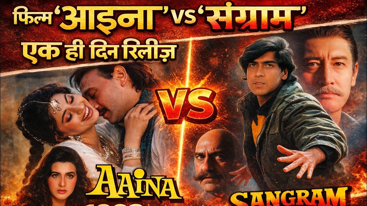 1993 में Aaina vs Sangram | एक ही दिन रिलीज हुई दो बड़ी फिल्मों की जबरदस्त टक्कर | #bollyhunt 
