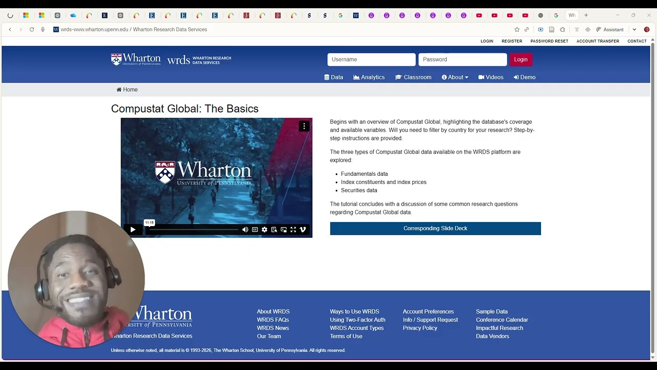 How to get access to the WRDS database