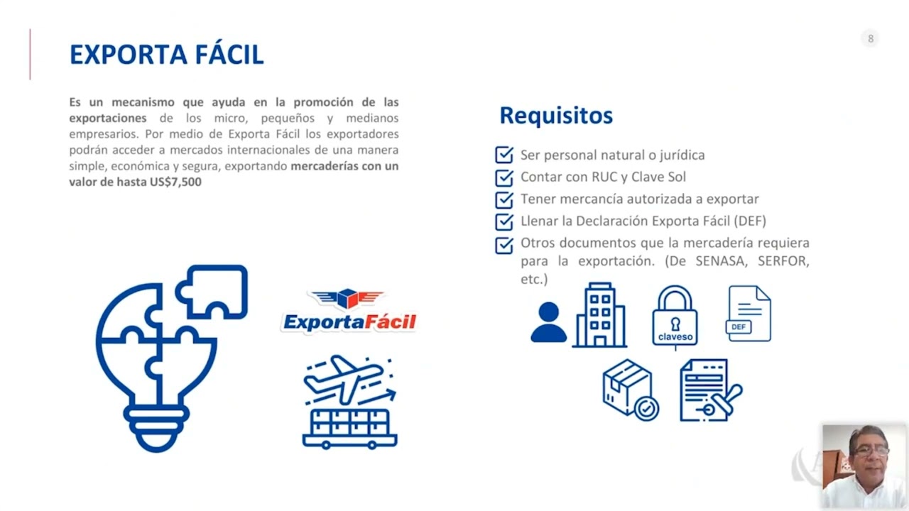 Exporta Fácil: alternativa logística para las PYMES - 07 febrero