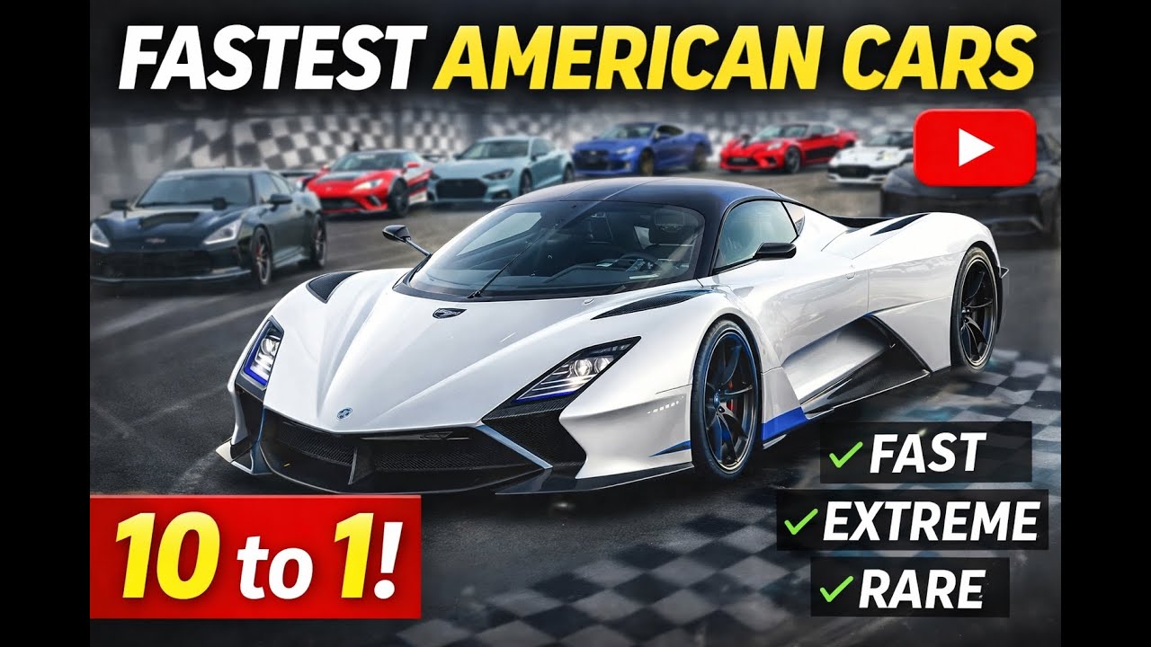 Top 10 Fastest American Cars of All Time (10 to1)