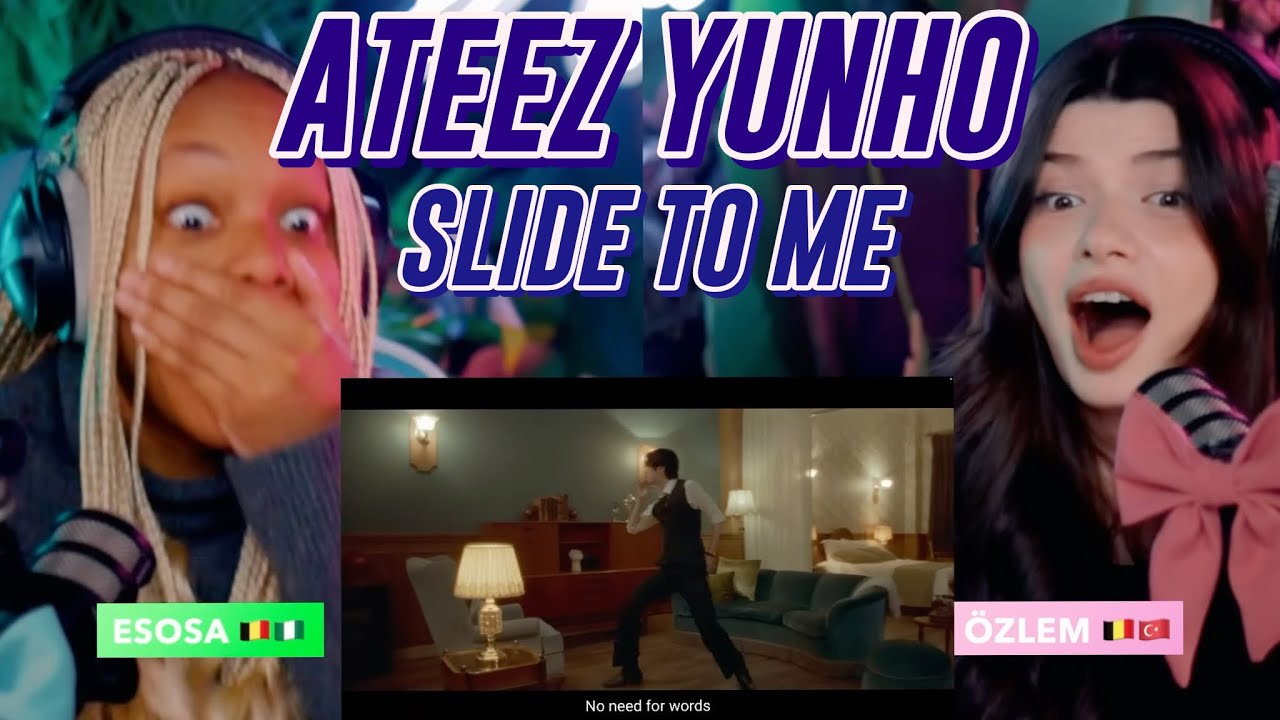 ATEEZ에이티즈 윤호 'Slide to me' | ATEEZ Present reaction