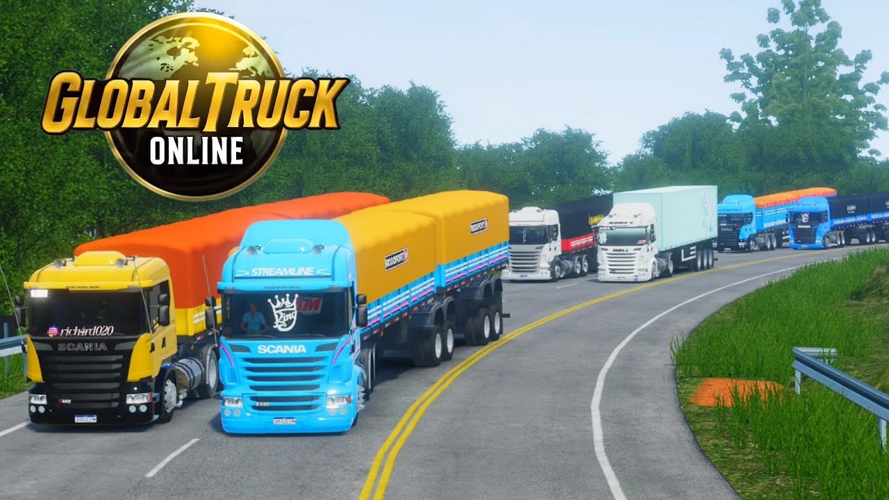 GLOBAL TRUCK ONLINE - MEGA COMBOIO JOGANDO COM OS INSCRITOS E CURTINDO A ATUALIZAÇÃO