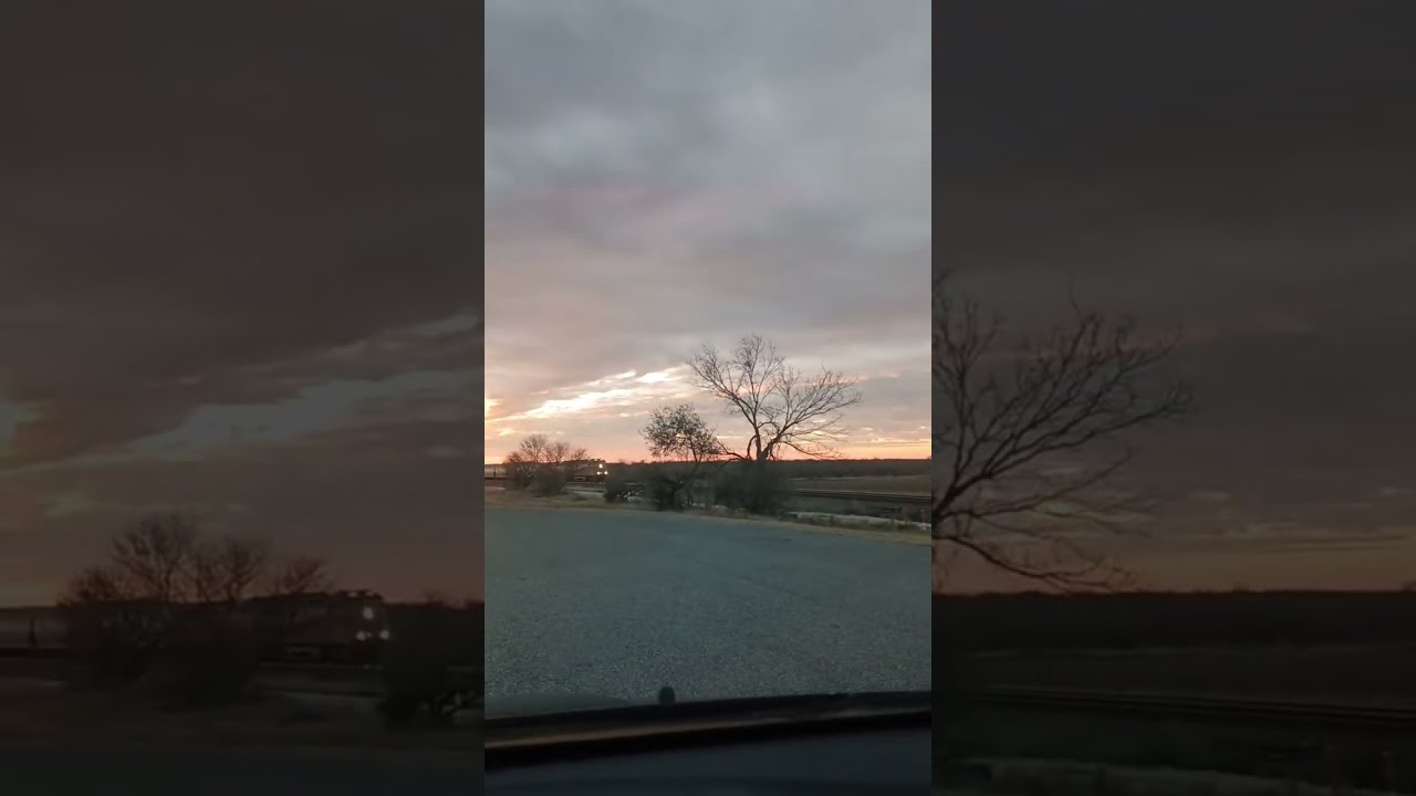 Frozen sunset