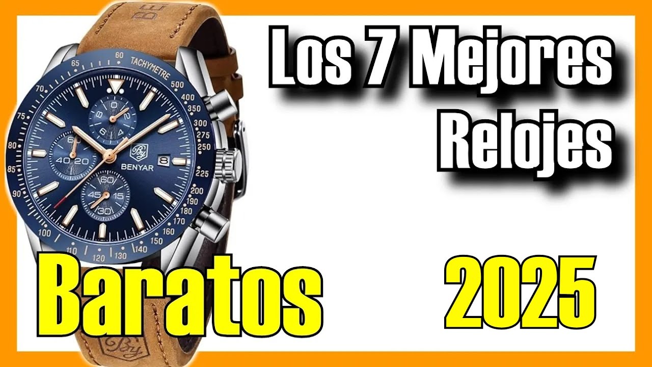 ⌚🔥 Los 7 MEJORES Relojes BUENOS y BARATOS de Aliexpress [2025]✅[Calidad/Precio] de Hombre / Chinos