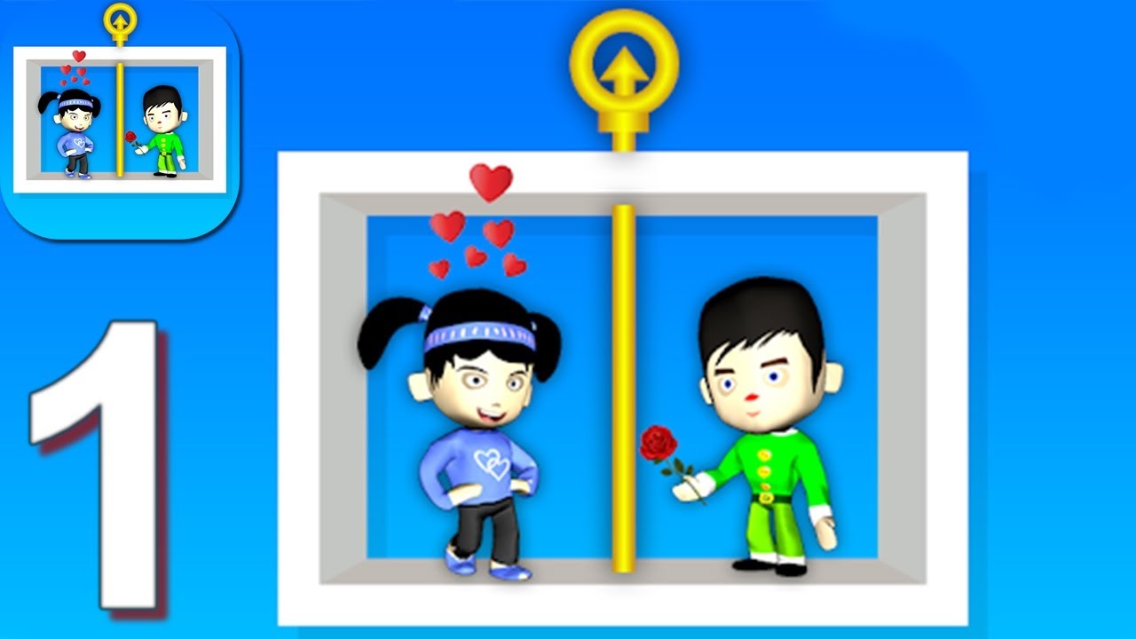 Save Girl Love Puzzle: Boy Pull Pin to Get Out - Gameplay Walkthrough Part 1 Levels 1-40 (Android)