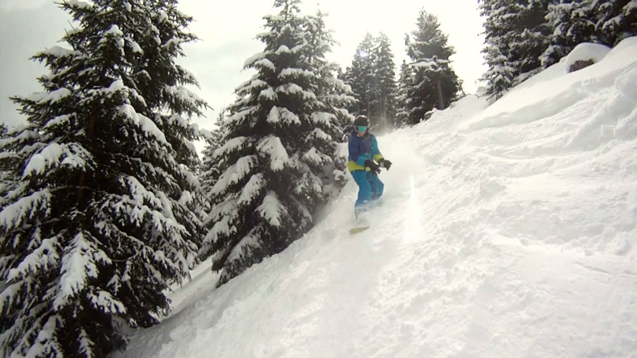 Z&ouml;blen letztes Snowboarden der Saison 2015