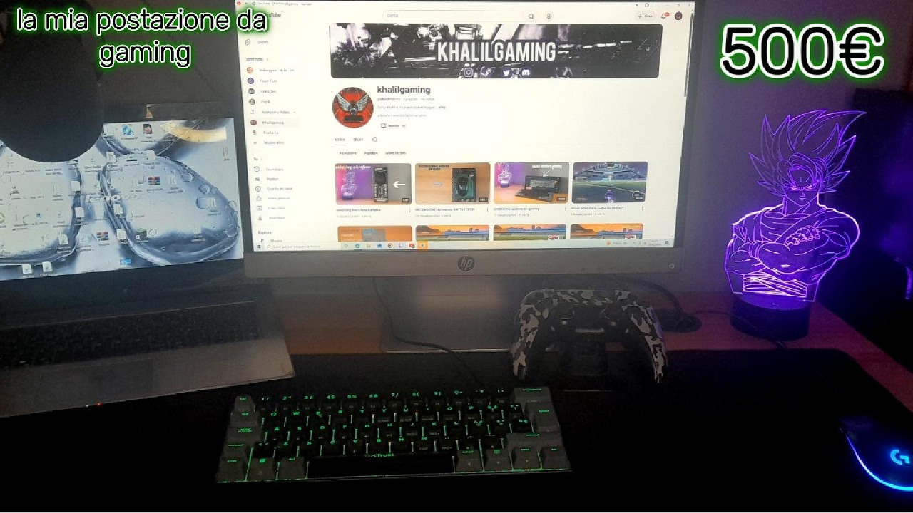 la mia POSTAZIONE da gaming da 500€