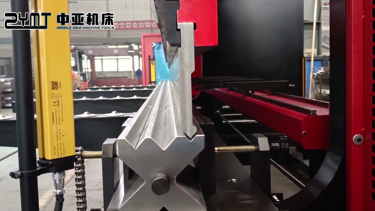 ZYMT CNC Press Brake Machine ZYB 300T5000 DA53T Testing (Easy work for bend)