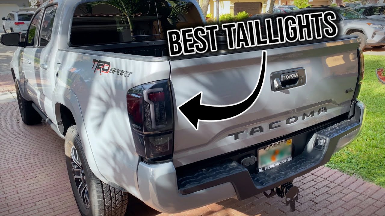 THE BEST TAILLIGHTS? | 2016-2021 Toyota Tacoma Taillights - Super Easy Install