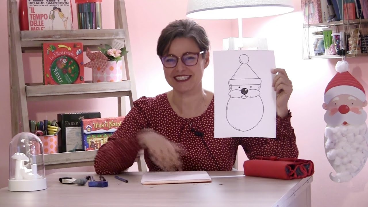 HOW TO DRAW Babbo Natale | Tutorial facile per tutti | Giuliana Donati Illustratrice