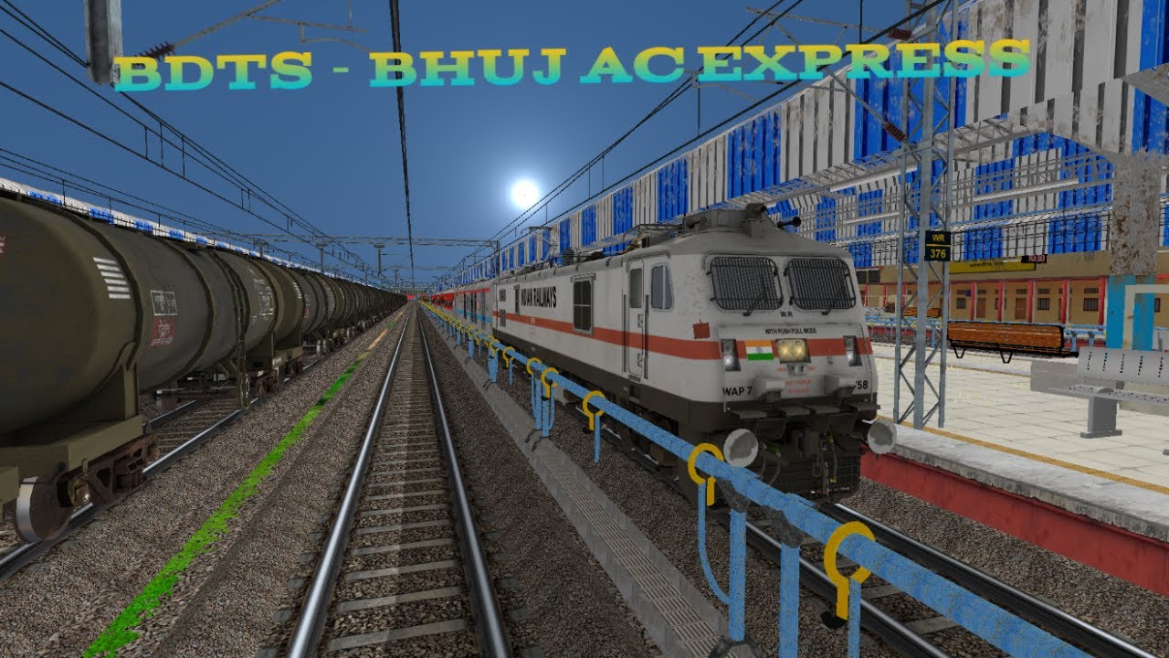 22903 BDTS - BHUJ AC EXPRESS || IN WESTERN RAILWAY V11 || MSTS || OPENRAILS PART 1 🔥