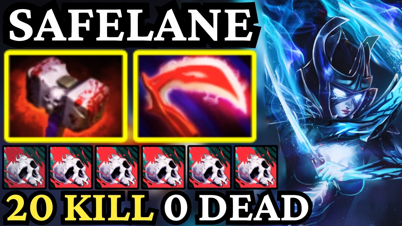 🔥 PHANTOM ASSASSIN Carry &mdash; 20 KILLS 0 DEATH DOMINATION 🔥 Dota 2 Gameplay